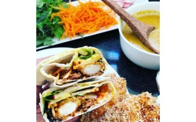 Chicken Katsu Wraps